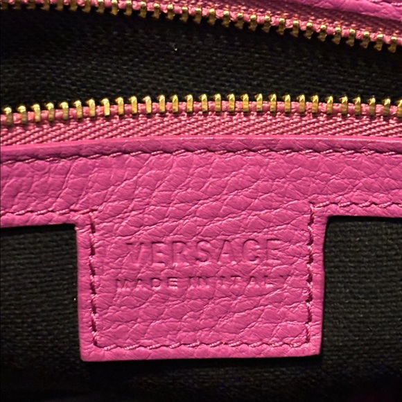 Versace Large La Medusa Tote bag Vibrant Fuchsia Pink Authentic - Picture 4 of 17